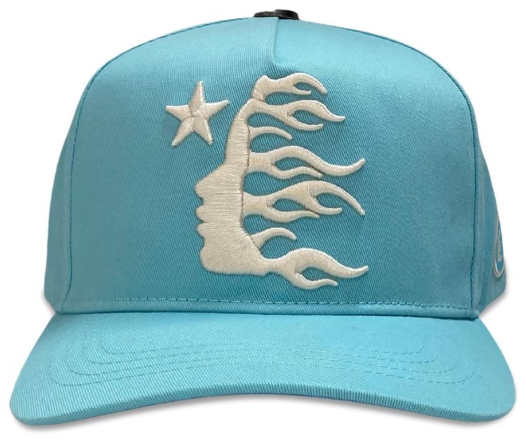 Hellstar OG Logo Snapback Hat Baby Blue