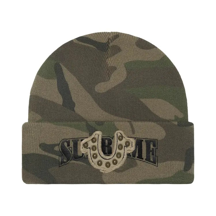 Supreme x True Religion Beanie Olive Camo
