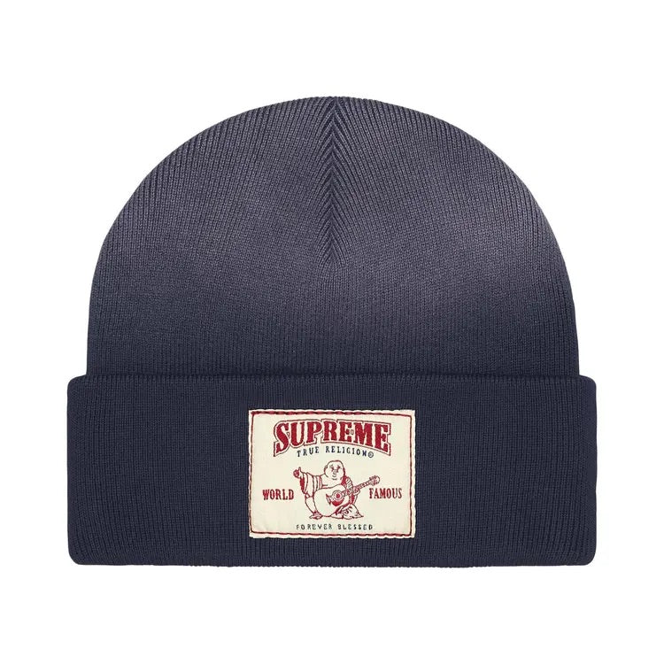 Supreme x True Religion Beanie Navy