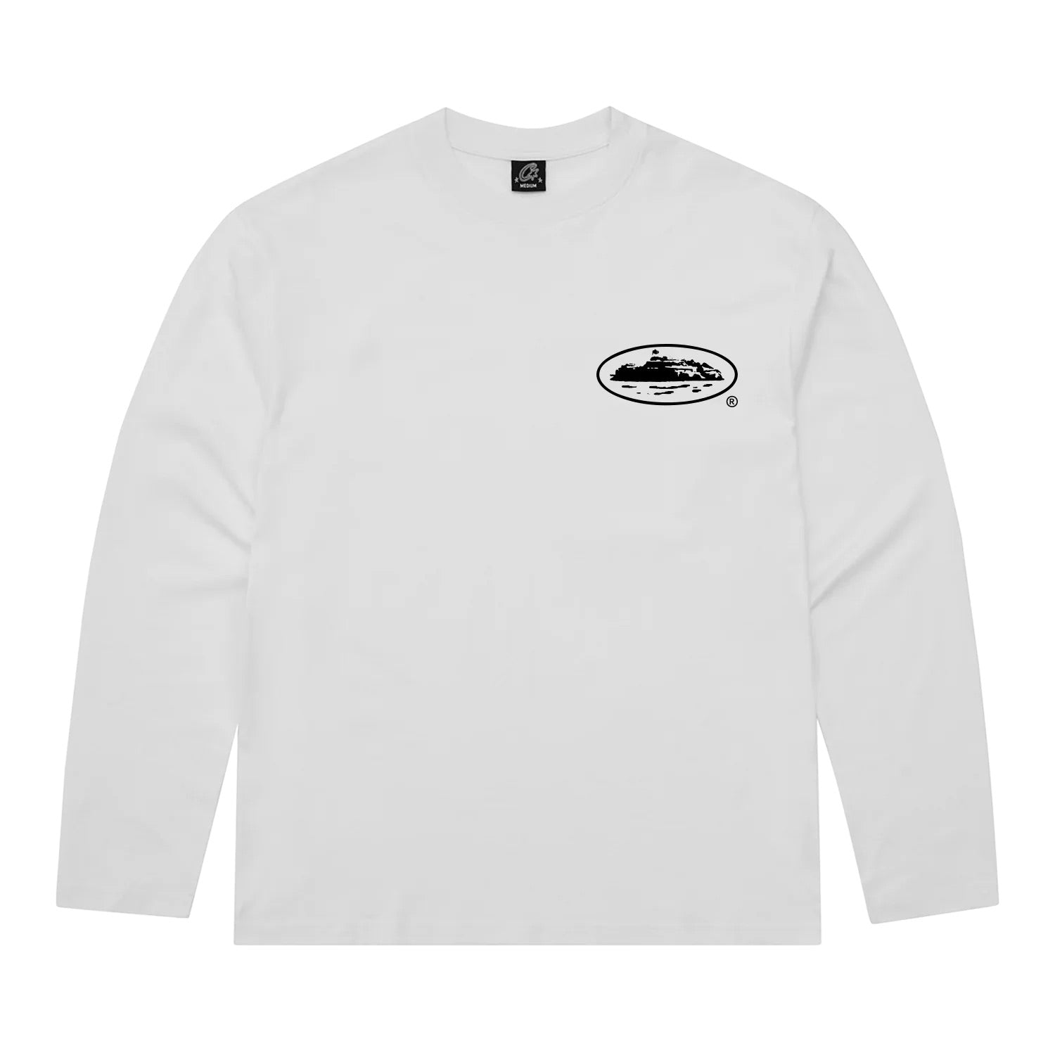 Corteiz OG Island Longsleeve T-Shirt White