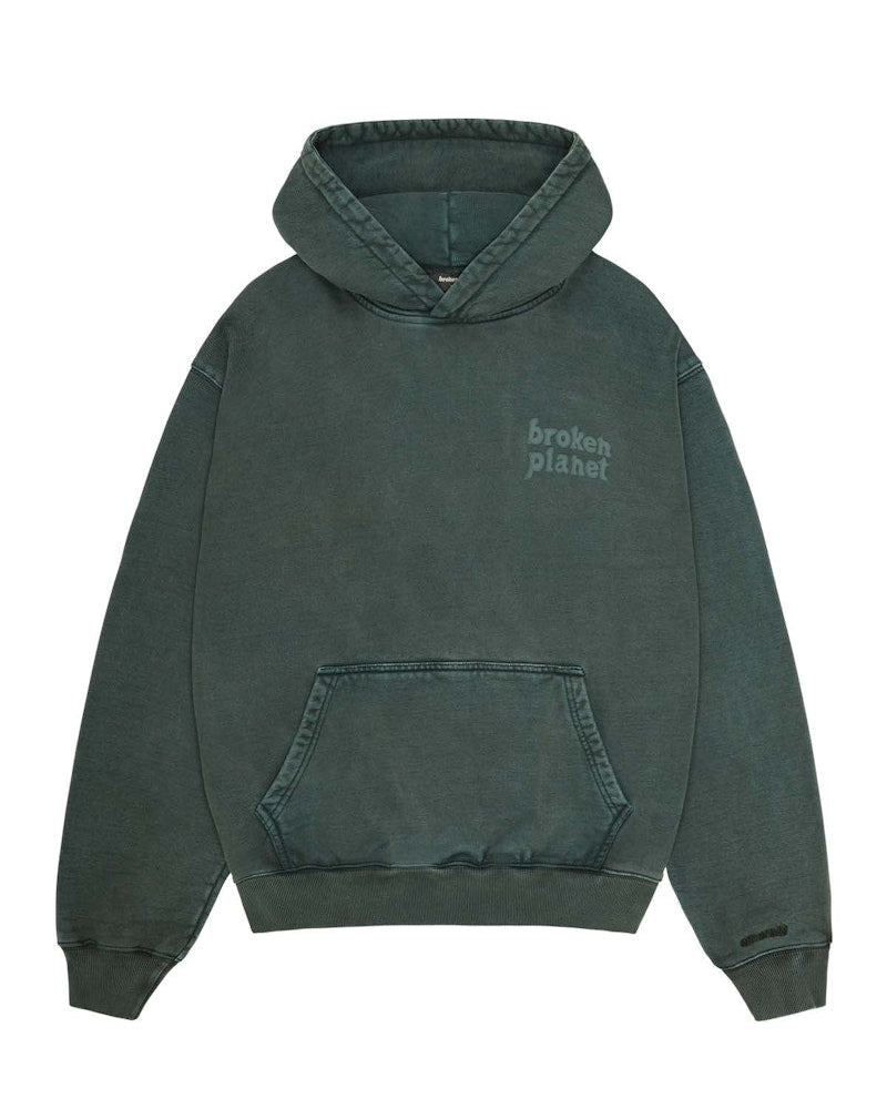 Broken Planet Basic Hoodie Green