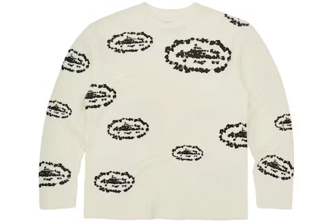 Corteiz x Denim Tears Island Wreath Waffle Thermal Cream