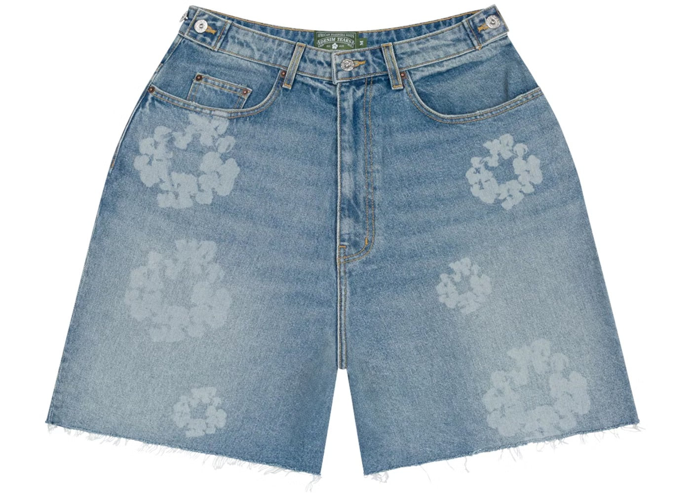 Denim Tears Laser Wreath Denim Short Light Wash