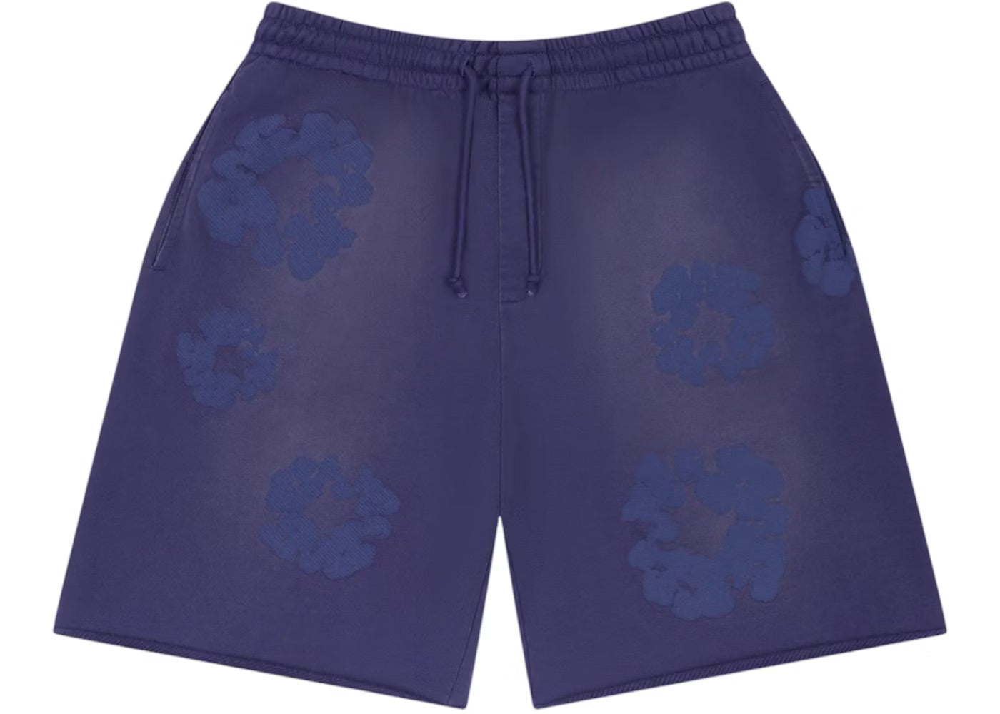 Denim Tears Mono Cotton Wreath Sweat Shorts Washed Blue