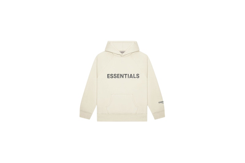 Essentials Applique Hoodie Cream