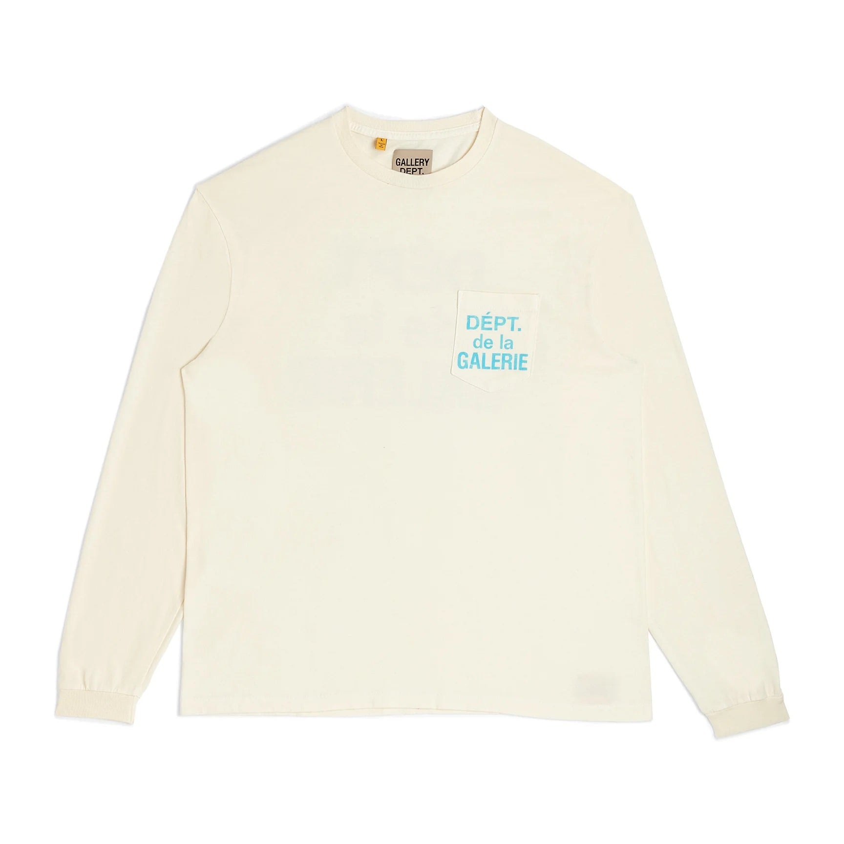 Gallery Dept. Longsleeve White Blue Logo