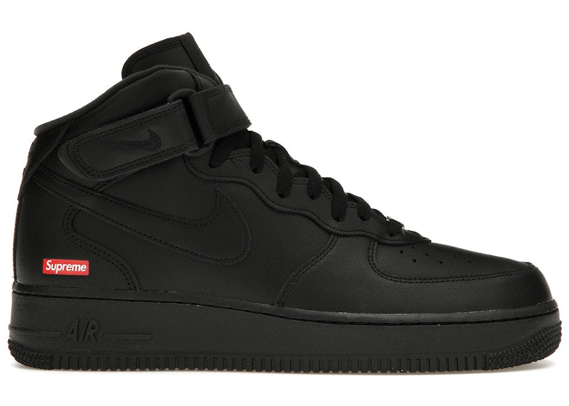 Nike x Supreme Air Force 1 Mid Black