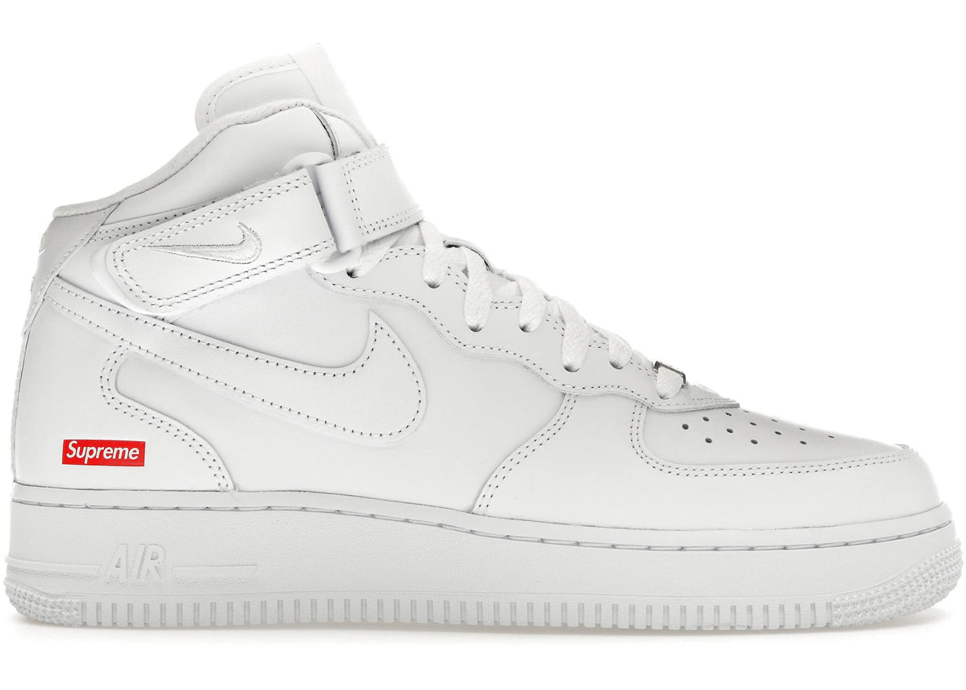 Nike x Supreme Air Force Mid White