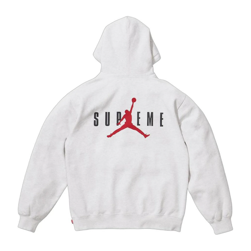 Supreme x Jordan Hoodie Grey