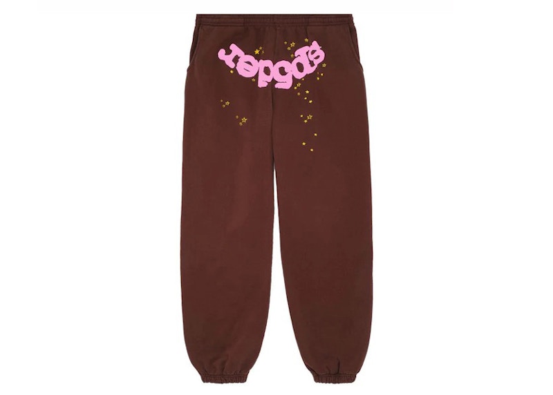 Spyder Web Sweatpants Brown