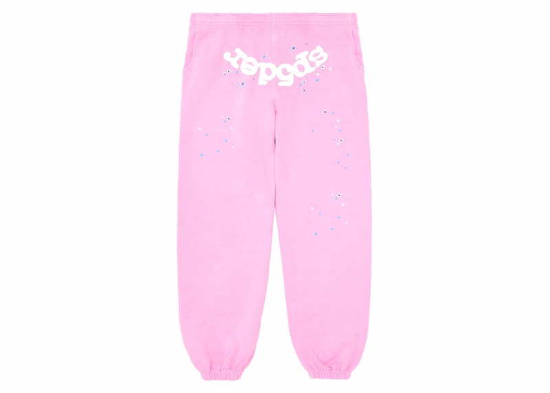 Spyder Web Sweatpants Pink