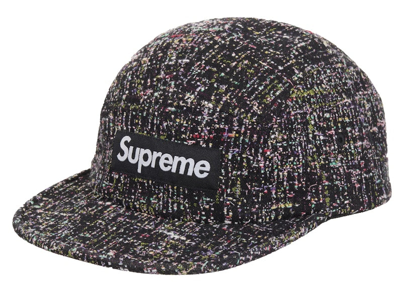 Supreme Camp Cap Bouclé Black