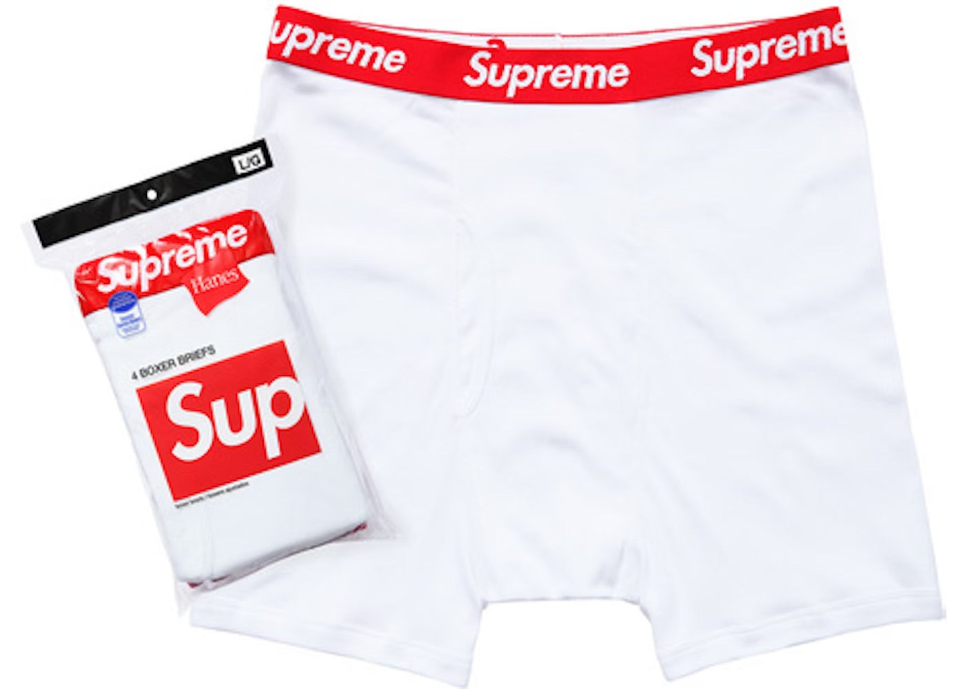 Supreme Boxers White