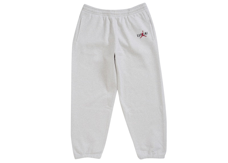 Supreme x Jordan Sweatpants Grey