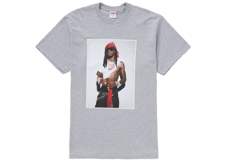 Supreme Playboi Carti Tee Grey