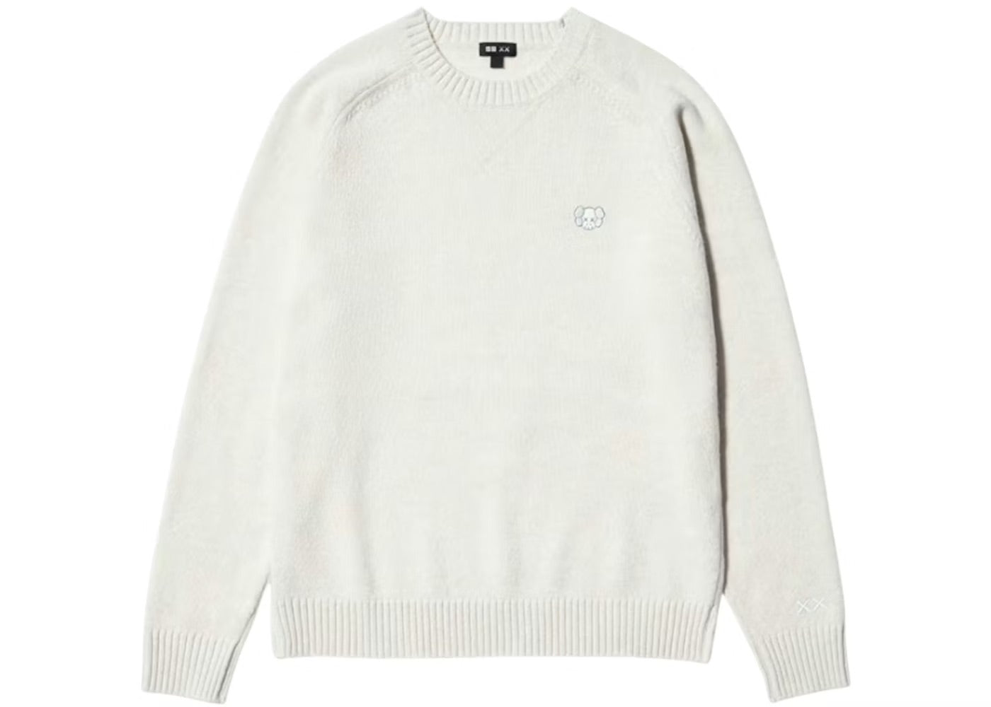Uniqlo x KAWS Lambswool Crewneck Sweater Offwhite