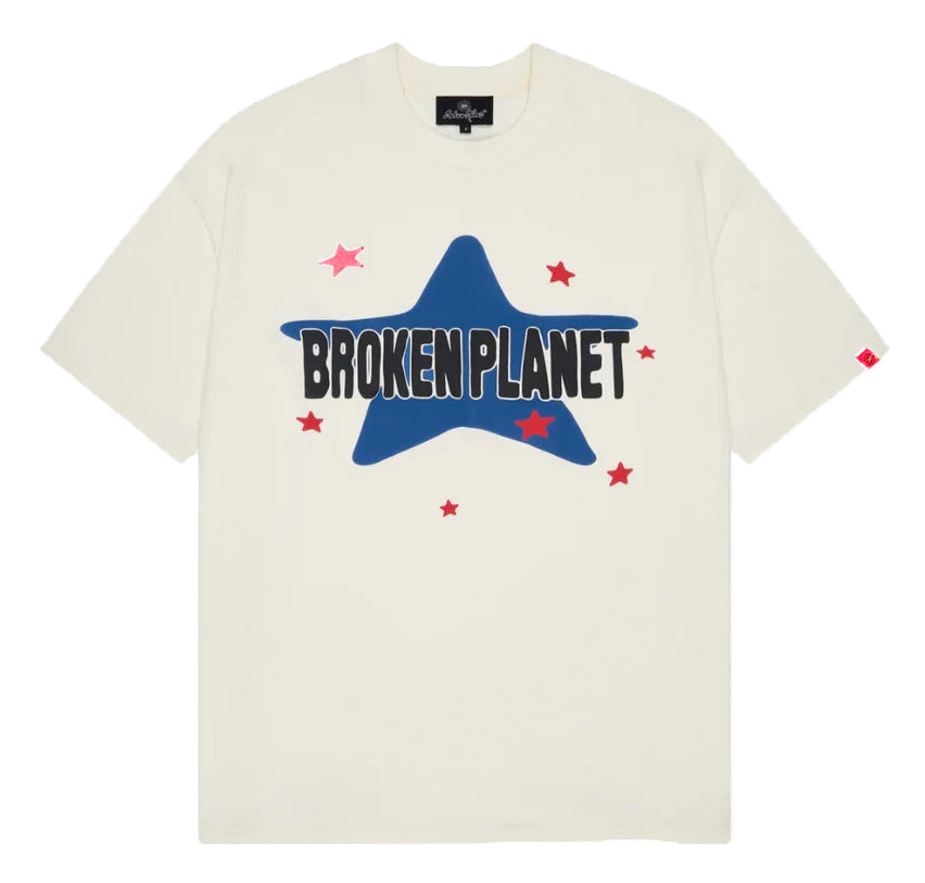 Broken Planet Tee Star Cream