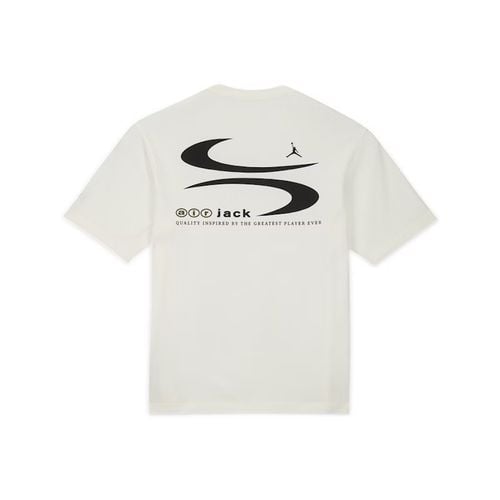 Travis Scott Cactus Jack x Jordan MJ TS Logo Tee White