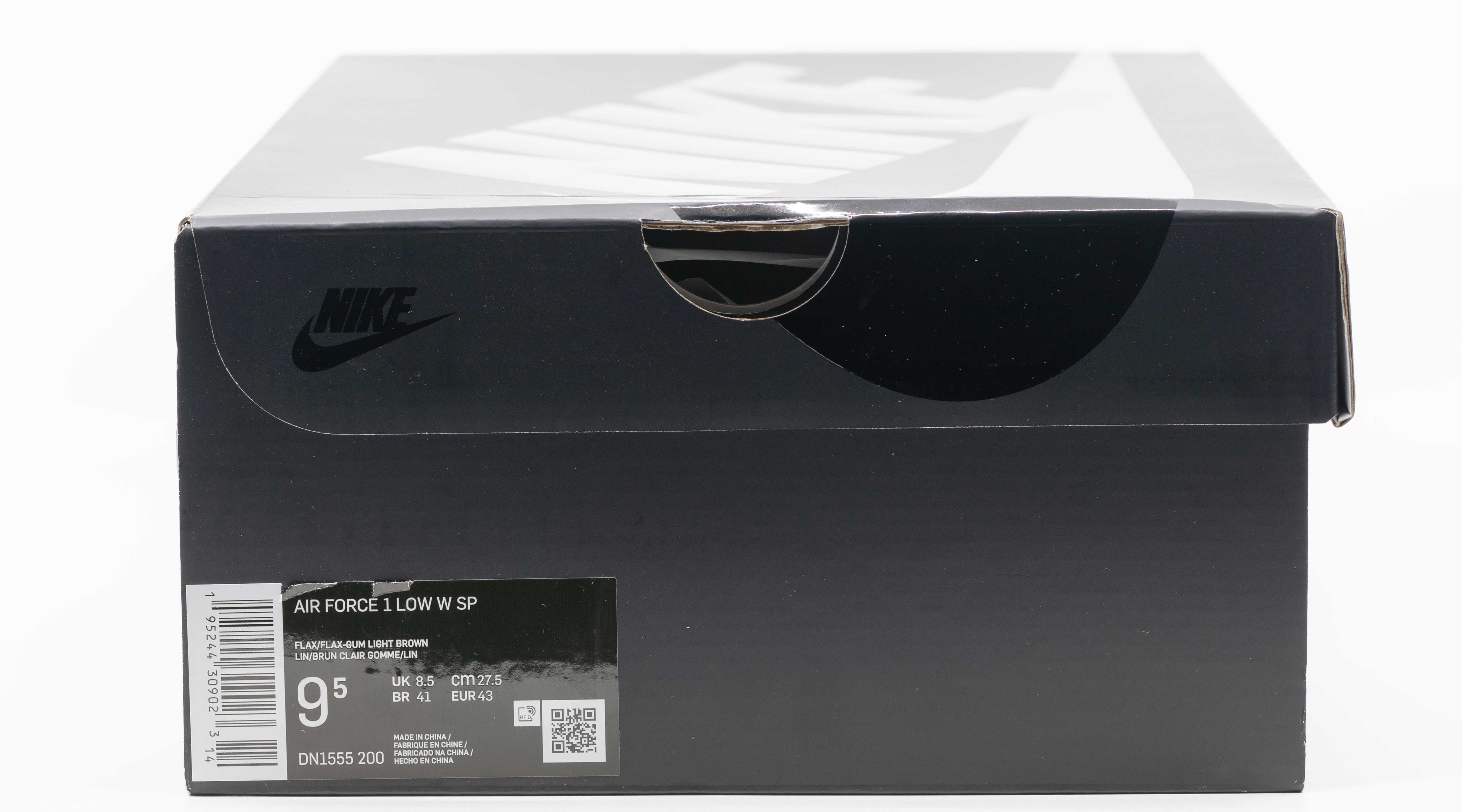 Supreme X Air Force 1 Low SP 'Box Logo Wheat' - Nike - DN1555 200 -  flax/flax/gum light brown