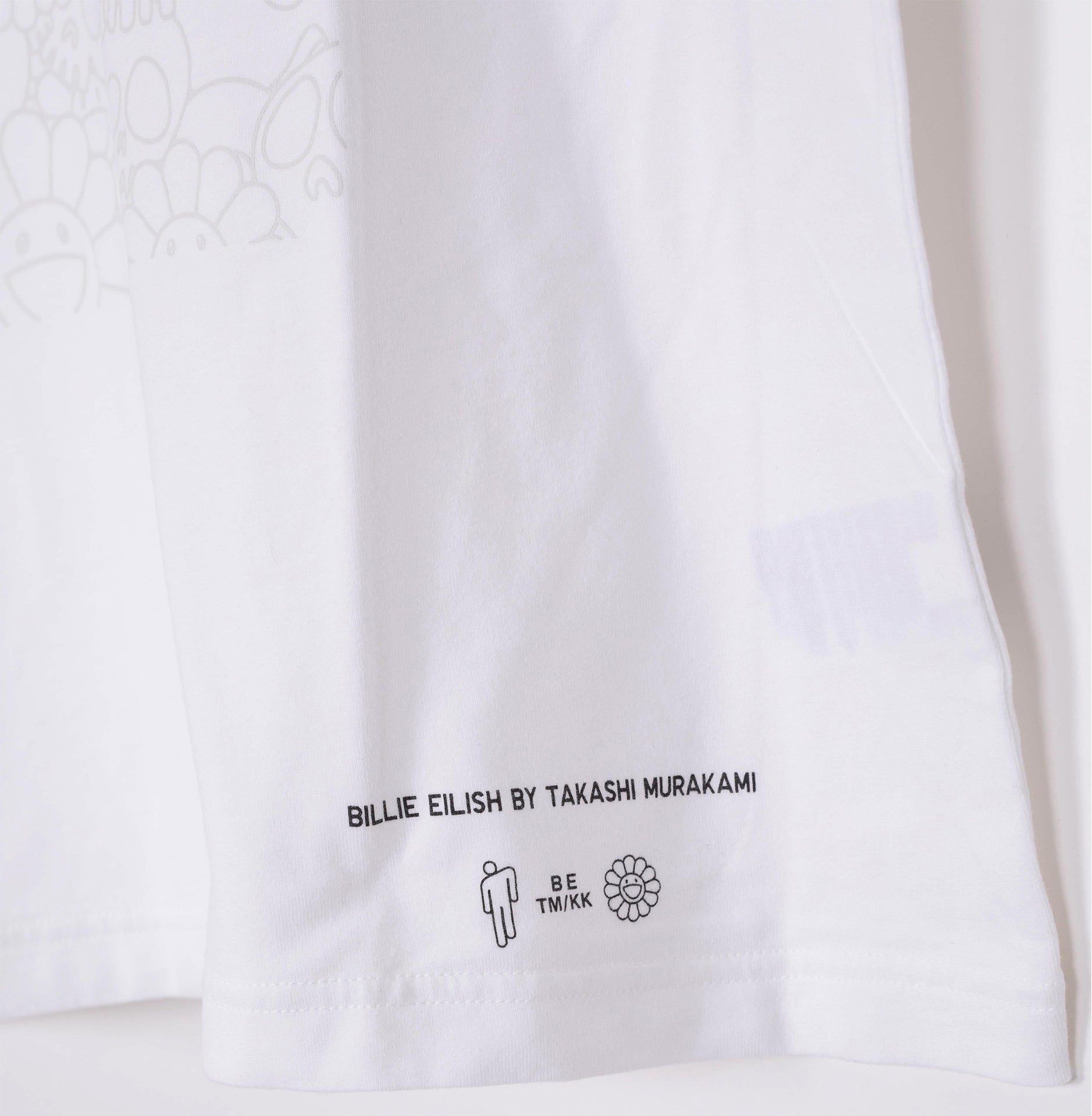 Uniqlo x Billie Eilish x Takashi Murakami Flower Skulls T-Shirt White